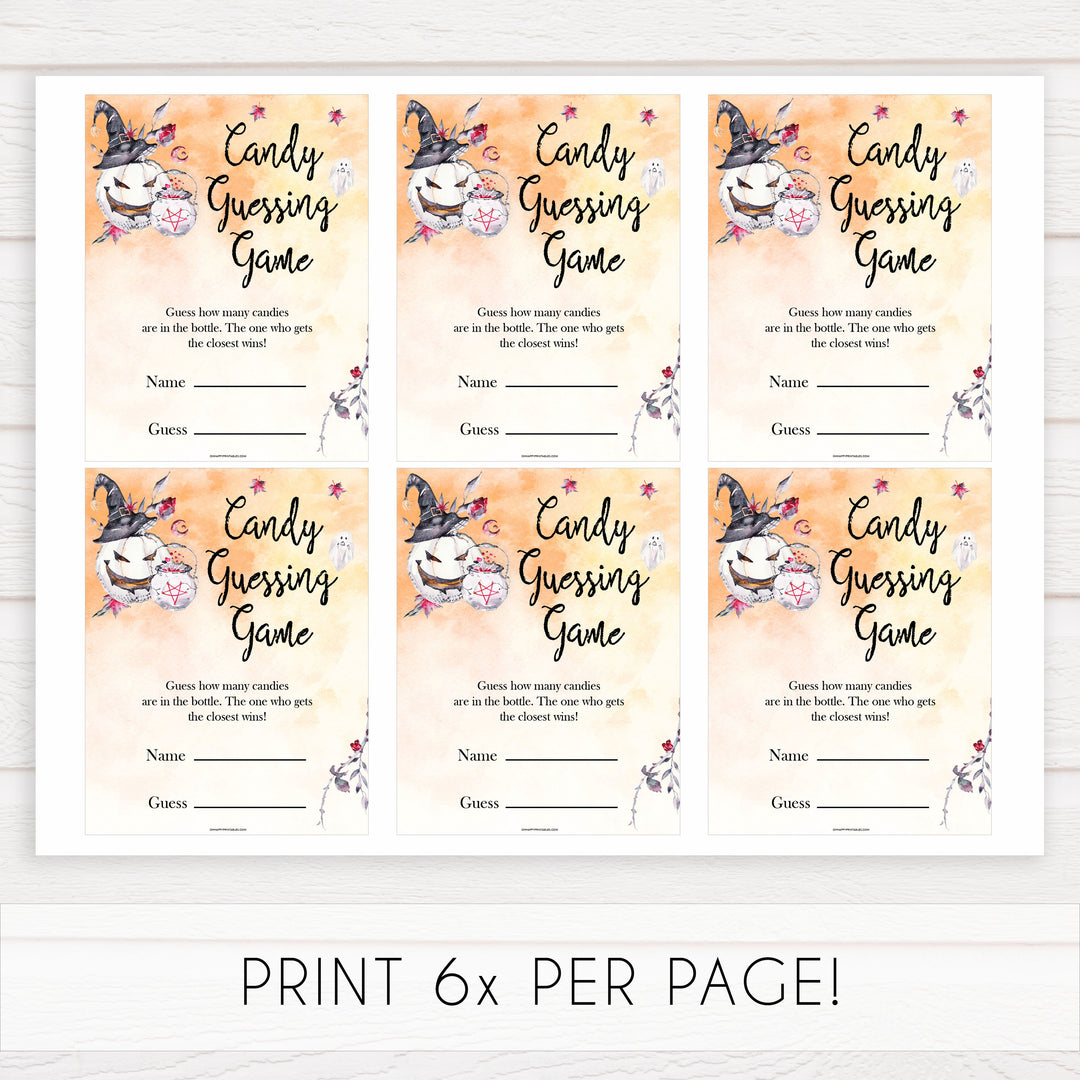 Halloween pumpkin baby games, candy guessing baby games, printable baby games, best baby games, top baby games halloween baby shower, halloween baby ideas, best baby games