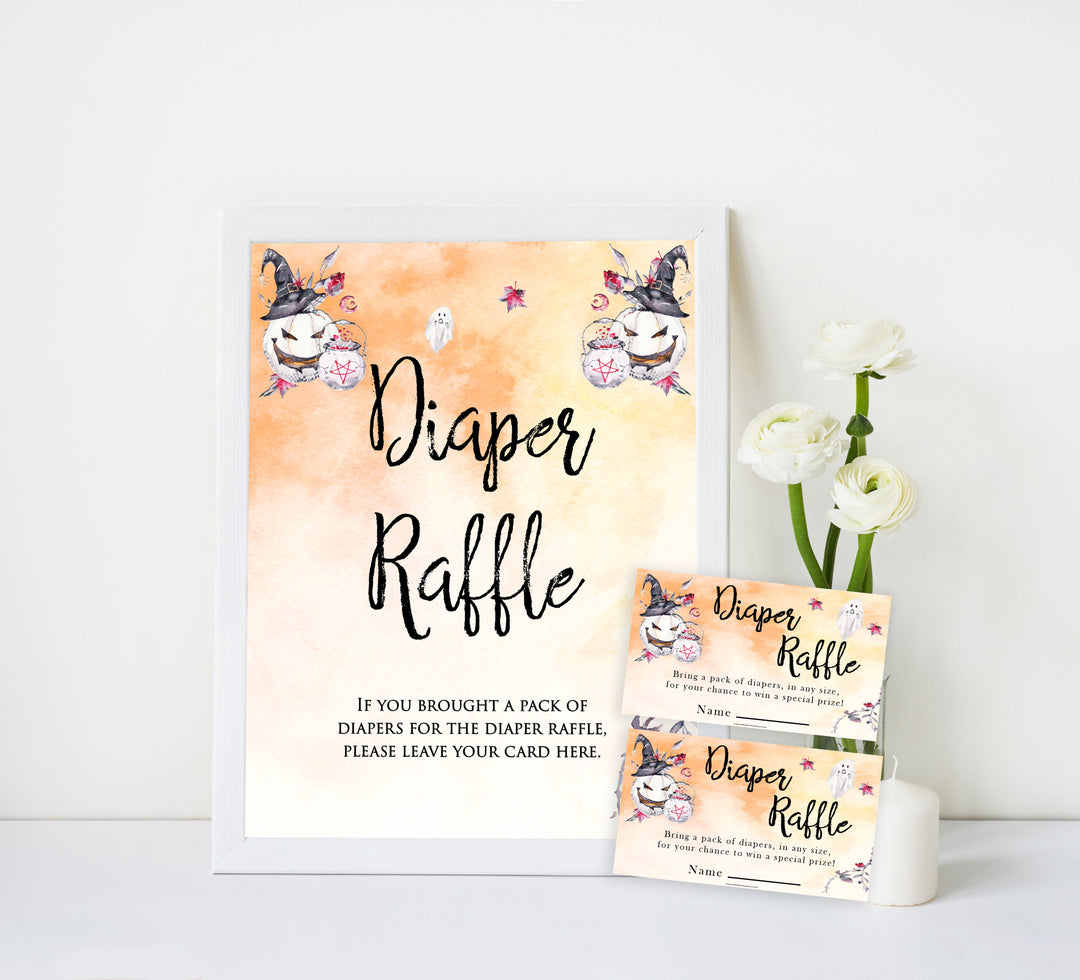 Halloween pumpkin baby games, diaper raffle baby games, printable baby games, best baby games, top baby games halloween baby shower, halloween baby ideas, best baby games