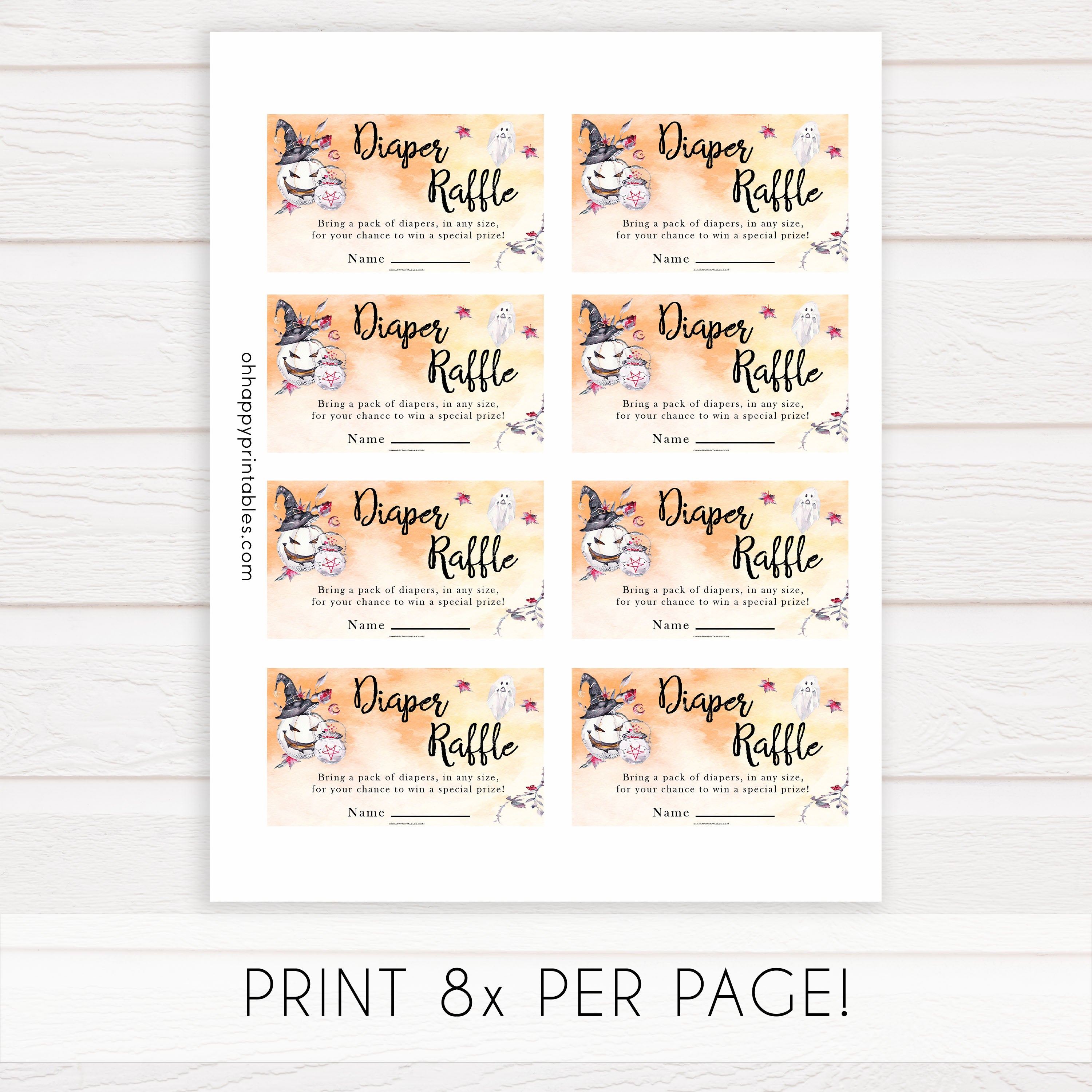 Halloween pumpkin baby games, diaper raffle baby games, printable baby games, best baby games, top baby games halloween baby shower, halloween baby ideas, best baby games