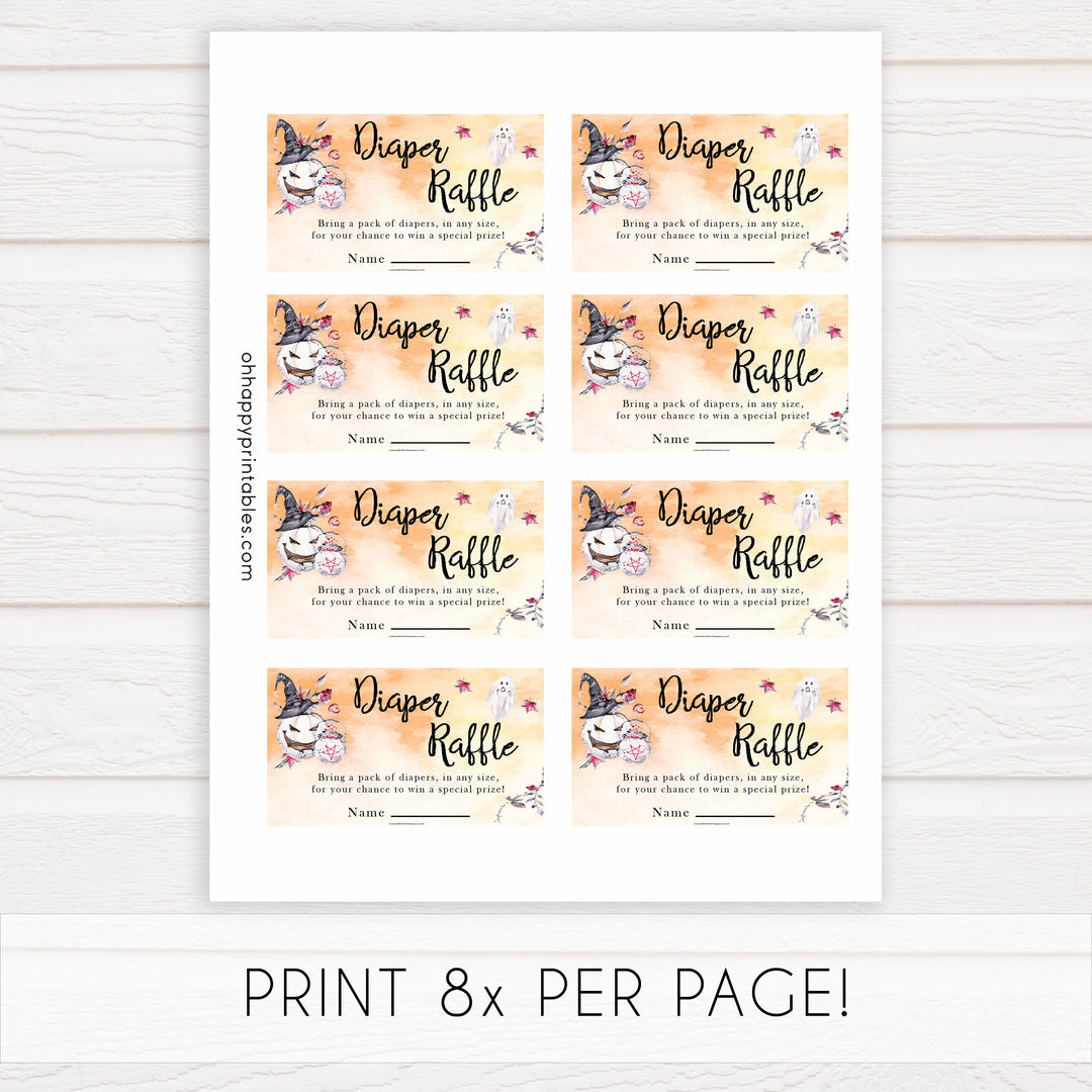 Halloween pumpkin baby games, diaper raffle baby games, printable baby games, best baby games, top baby games halloween baby shower, halloween baby ideas, best baby games