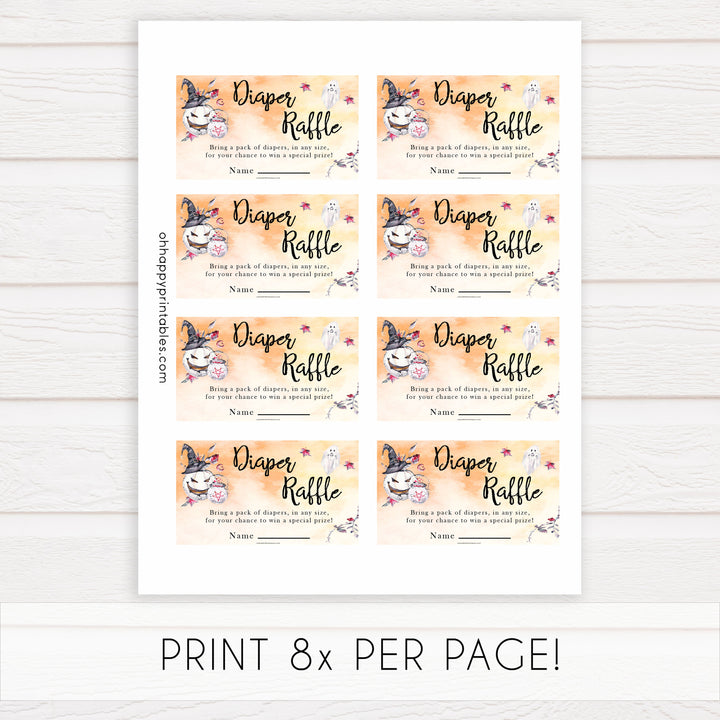 Halloween pumpkin baby games, diaper raffle baby games, printable baby games, best baby games, top baby games halloween baby shower, halloween baby ideas, best baby games