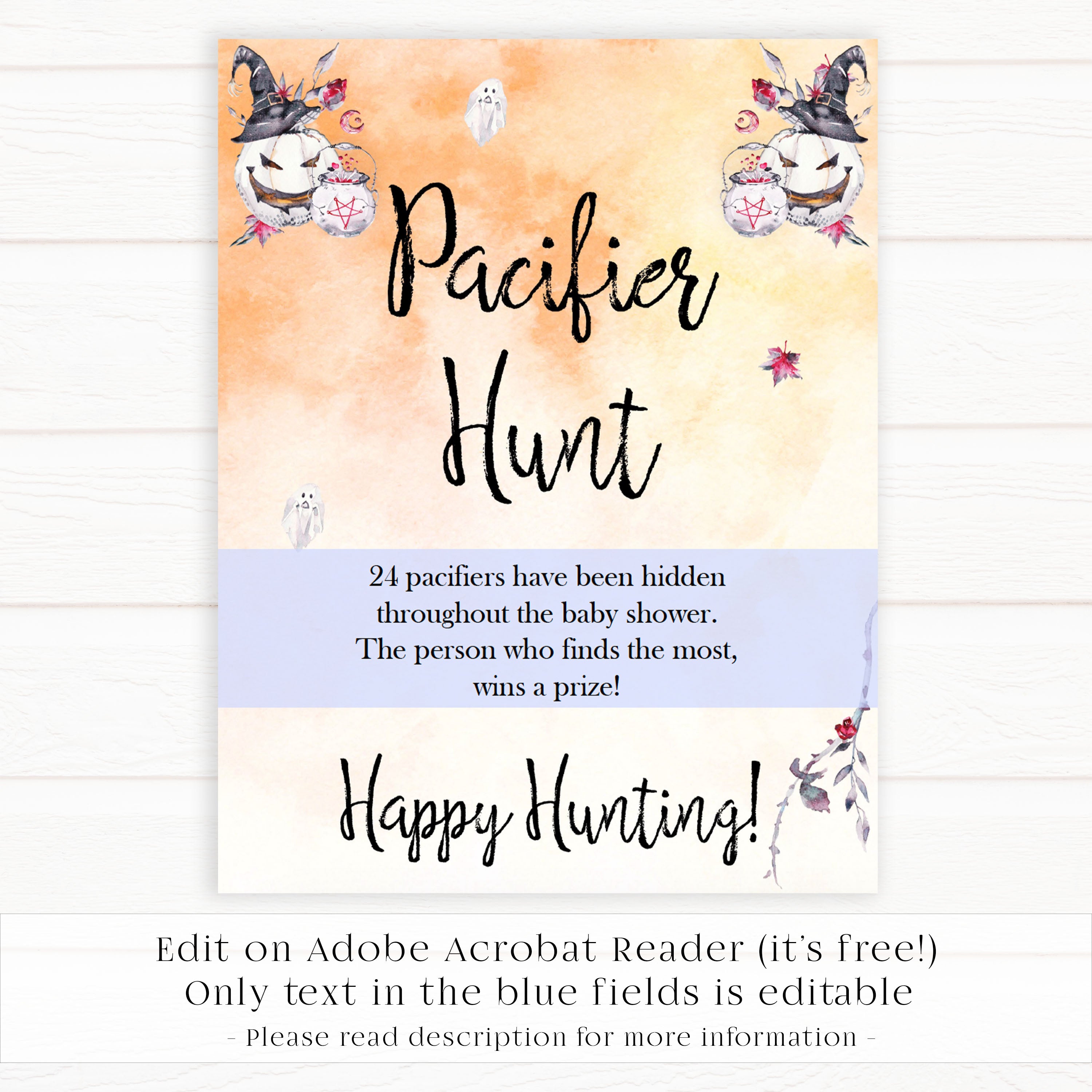Halloween pumpkin baby games, pacifier hunt baby games, printable baby games, best baby games, top baby games halloween baby shower, halloween baby ideas, best baby games