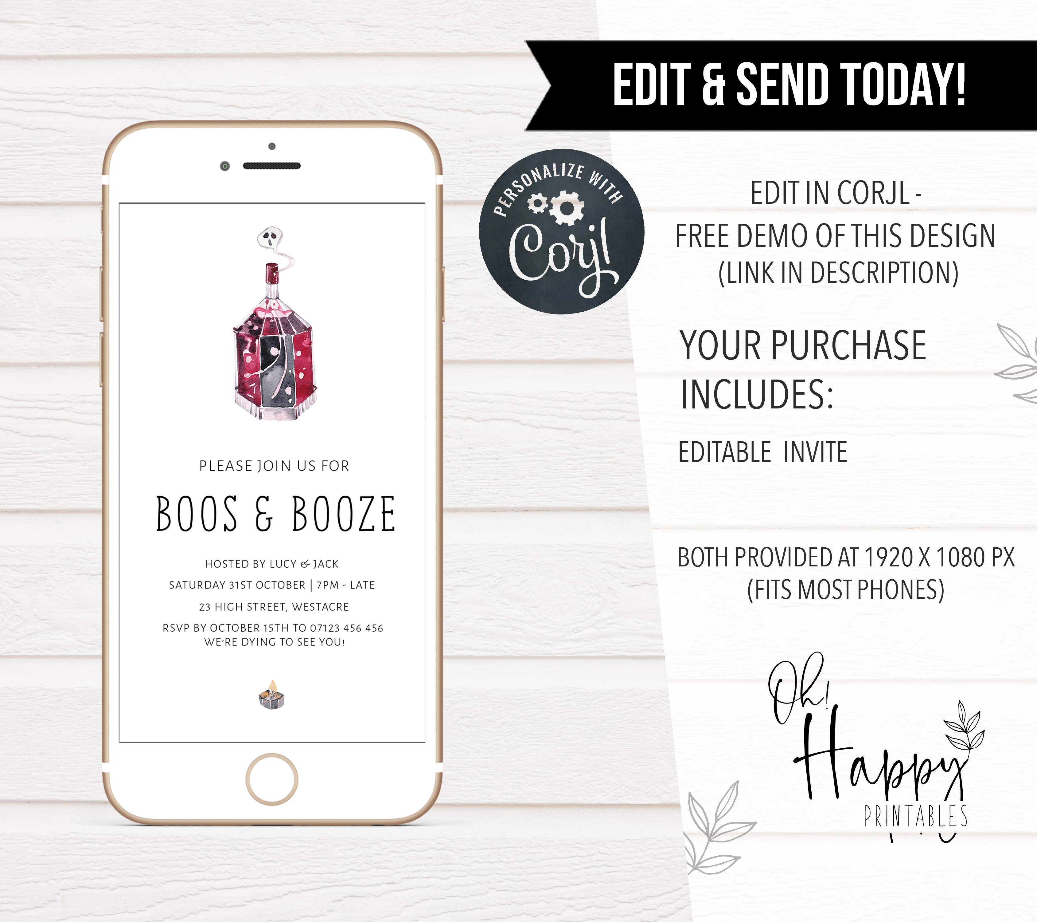 halloween invitations, editable halloween invitations, printable halloween invitations, spooky halloween invitations