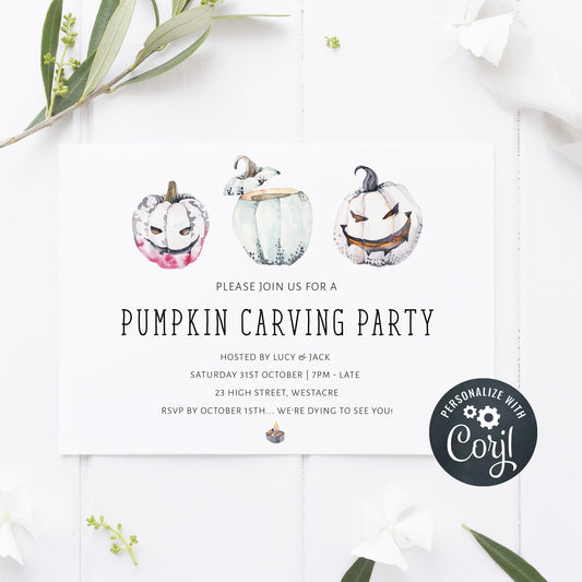 halloween invitations, editable halloween invitations, printable halloween invitations, spooky halloween invitations