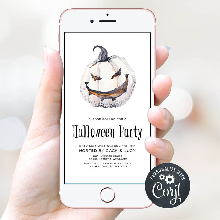 halloween invitations, editable halloween invitations, printable halloween invitations, spooky halloween invitations