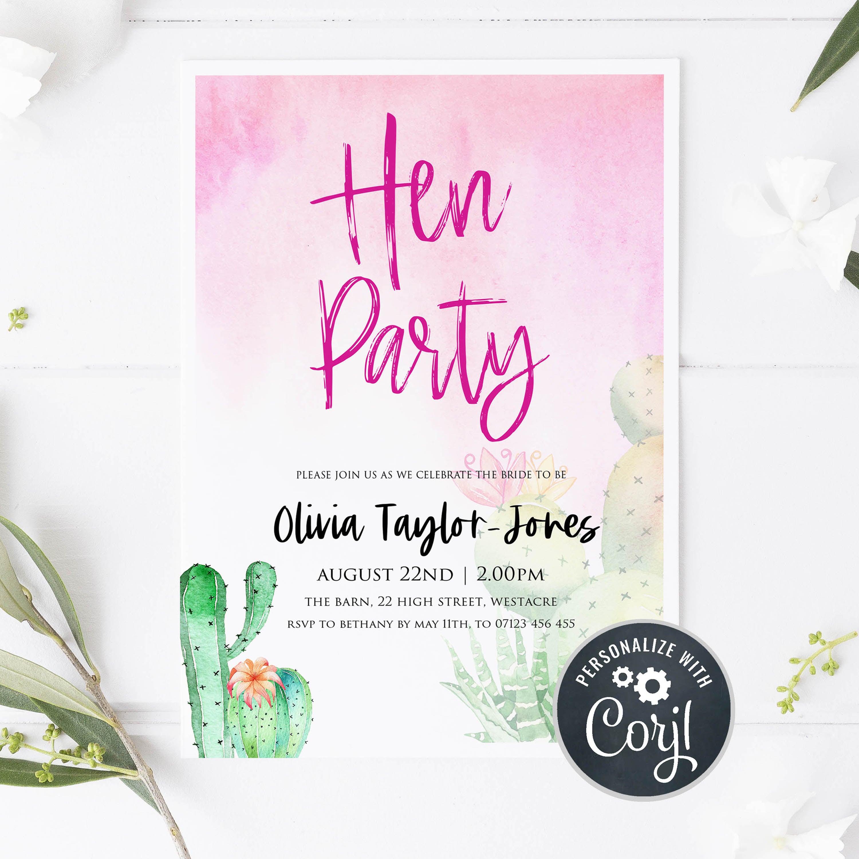 editable hen party invitations, editable final fiesta bridal shower invitations, hen party invites, editable hen party invitations, bridal invites