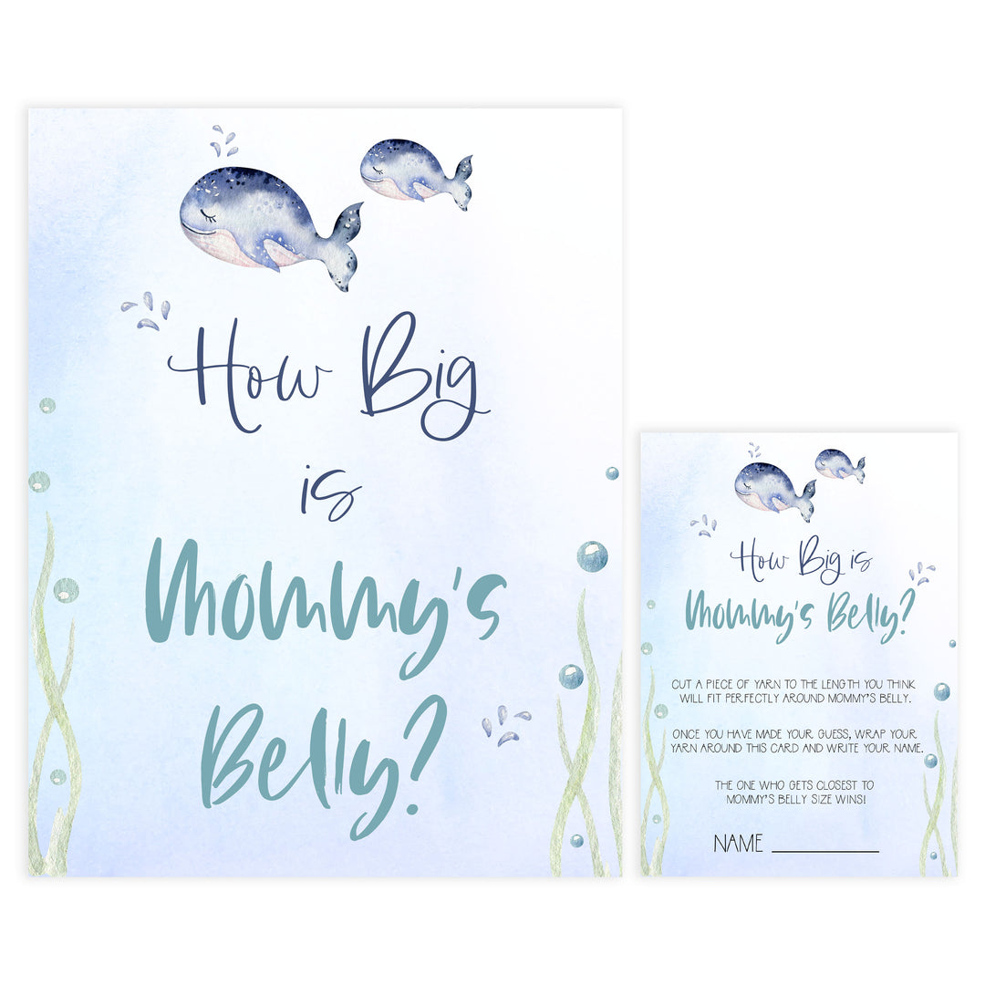 how big is mommys belly game, Printable baby shower games, whale baby games, baby shower games, fun baby shower ideas, top baby shower ideas, whale baby shower, baby shower games, fun whale baby shower ideas