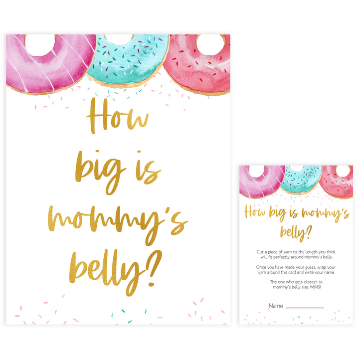 how big is mommys belly game, Printable baby shower games, donut baby games, baby shower games, fun baby shower ideas, top baby shower ideas, donut sprinkles baby shower, baby shower games, fun donut baby shower ideas