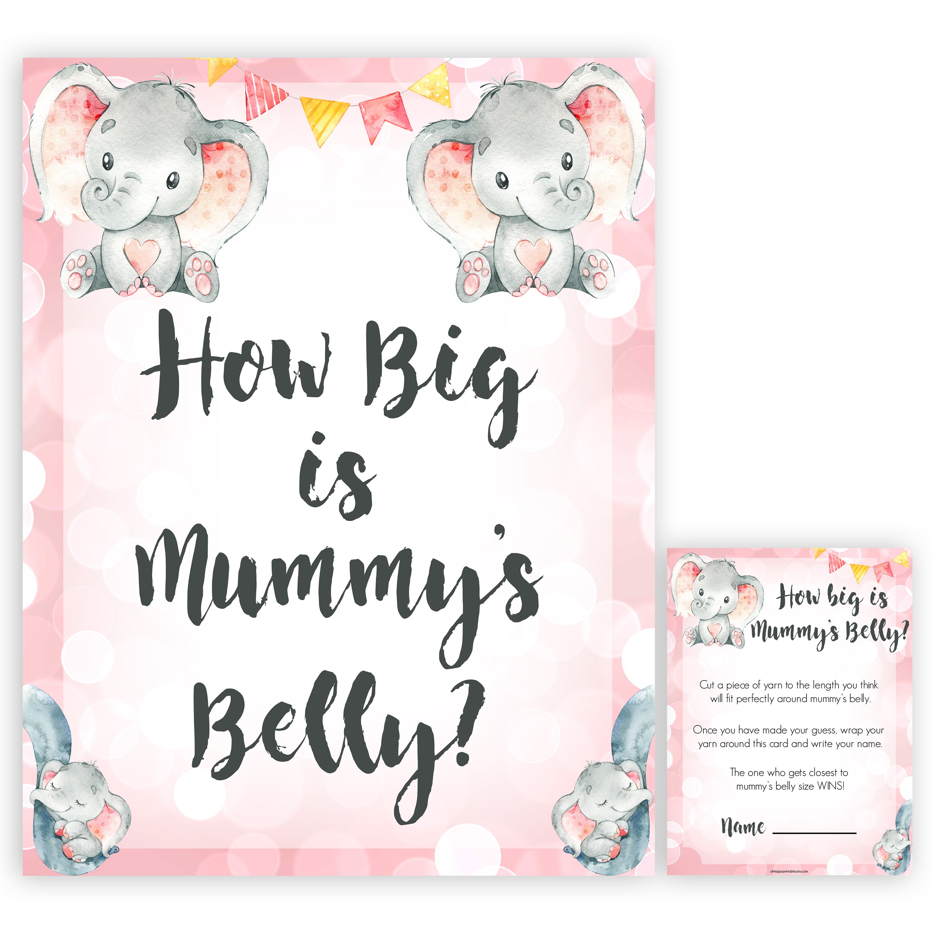 pink elephant baby games, how big is mommys belly baby shower games, printable baby shower games, baby shower games, fun baby games, popular baby games, pink baby games
