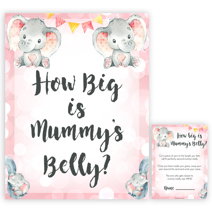 pink elephant baby games, how big is mommys belly baby shower games, printable baby shower games, baby shower games, fun baby games, popular baby games, pink baby games