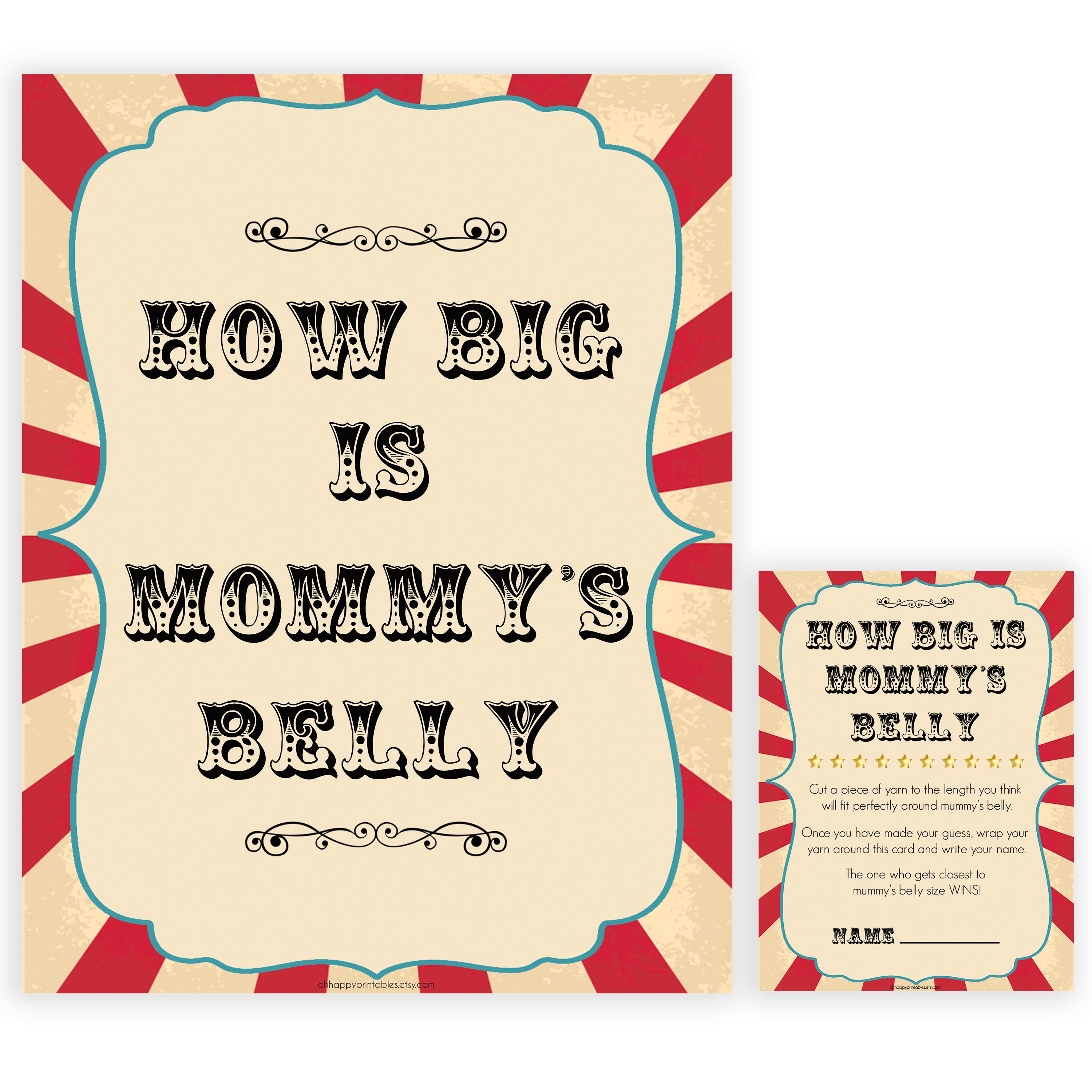Circus how big is mommys belly baby shower games, circus baby games, carnival baby games, printable baby games, fun baby games, popular baby games, carnival baby shower, carnival theme