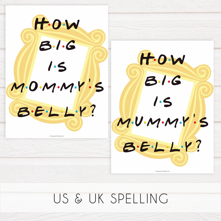 how big is mommys belly game, Printable baby shower games, friends fun baby games, baby shower games, fun baby shower ideas, top baby shower ideas, friends baby shower, friends baby shower ideas