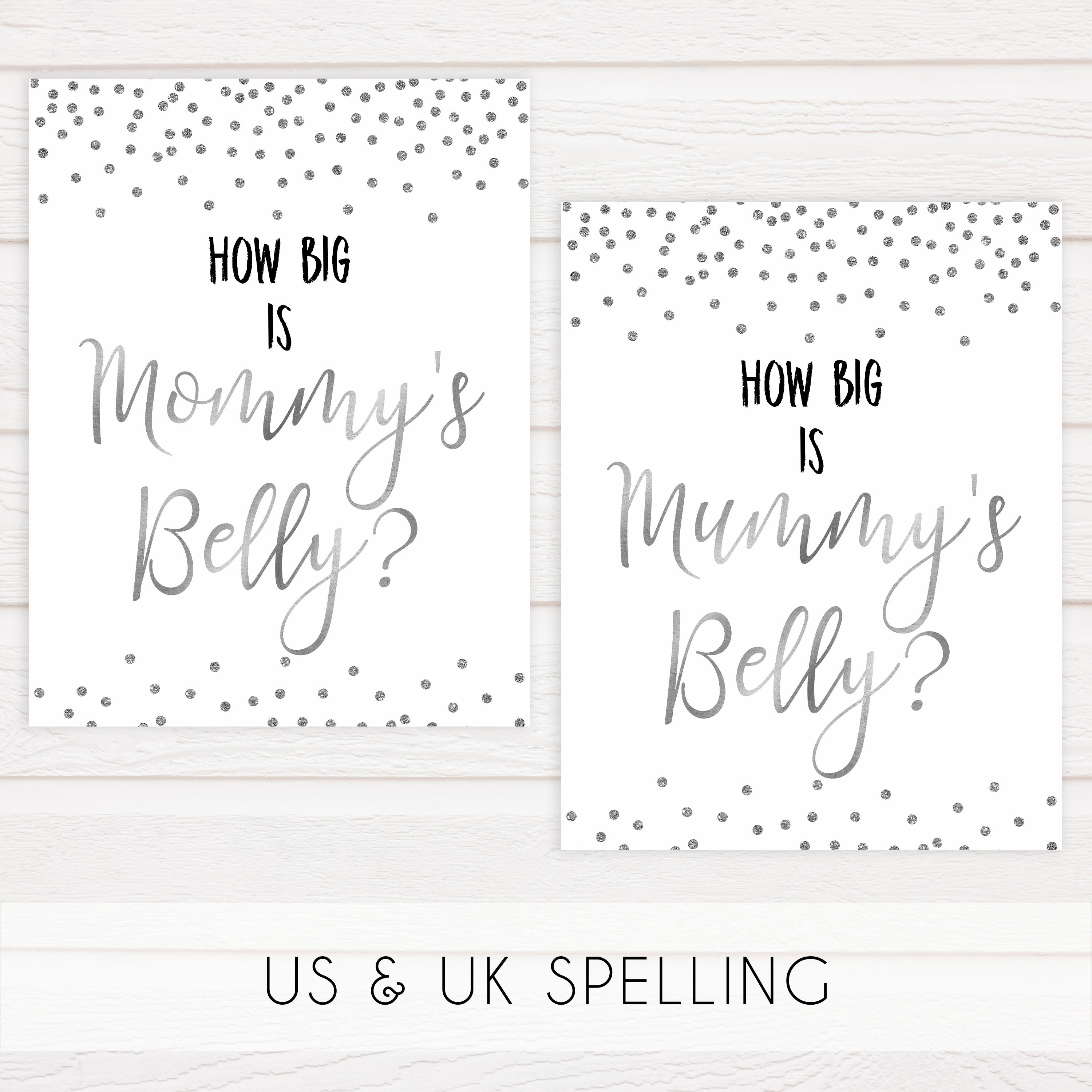 how big is mommys belly, mommys belly game, Printable baby shower games, baby silver glitter fun baby games, baby shower games, fun baby shower ideas, top baby shower ideas, silver glitter shower baby shower, friends baby shower ideas