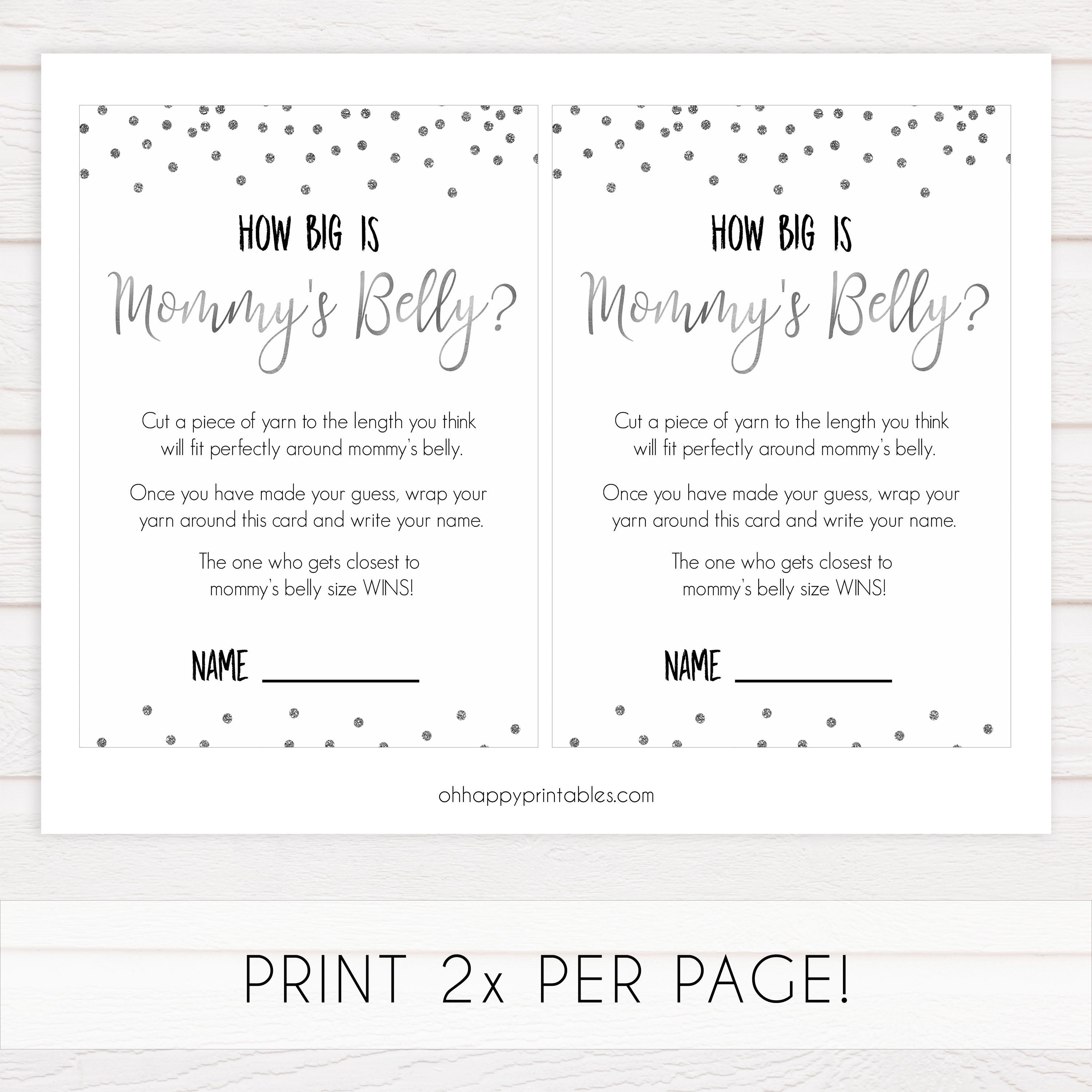 how big is mommys belly, mommys belly game, Printable baby shower games, baby silver glitter fun baby games, baby shower games, fun baby shower ideas, top baby shower ideas, silver glitter shower baby shower, friends baby shower ideas