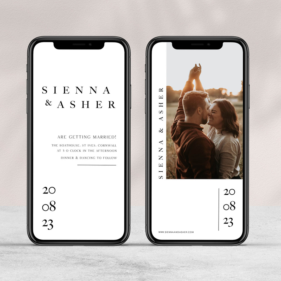 Modern Wedding Invitation Suite - SIENNA