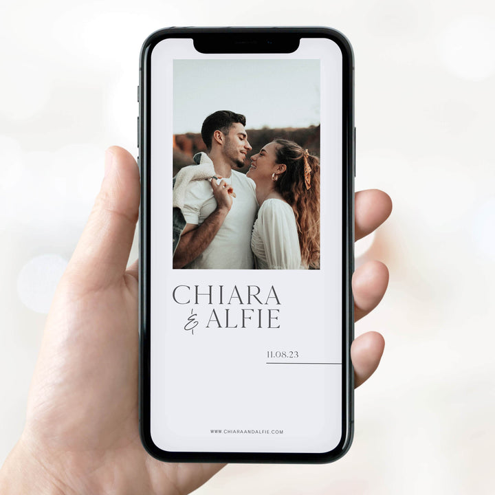 editable mobile wedding invitation set, mobile wedding invitations, modern wedding invitations, editable wedding stationery set