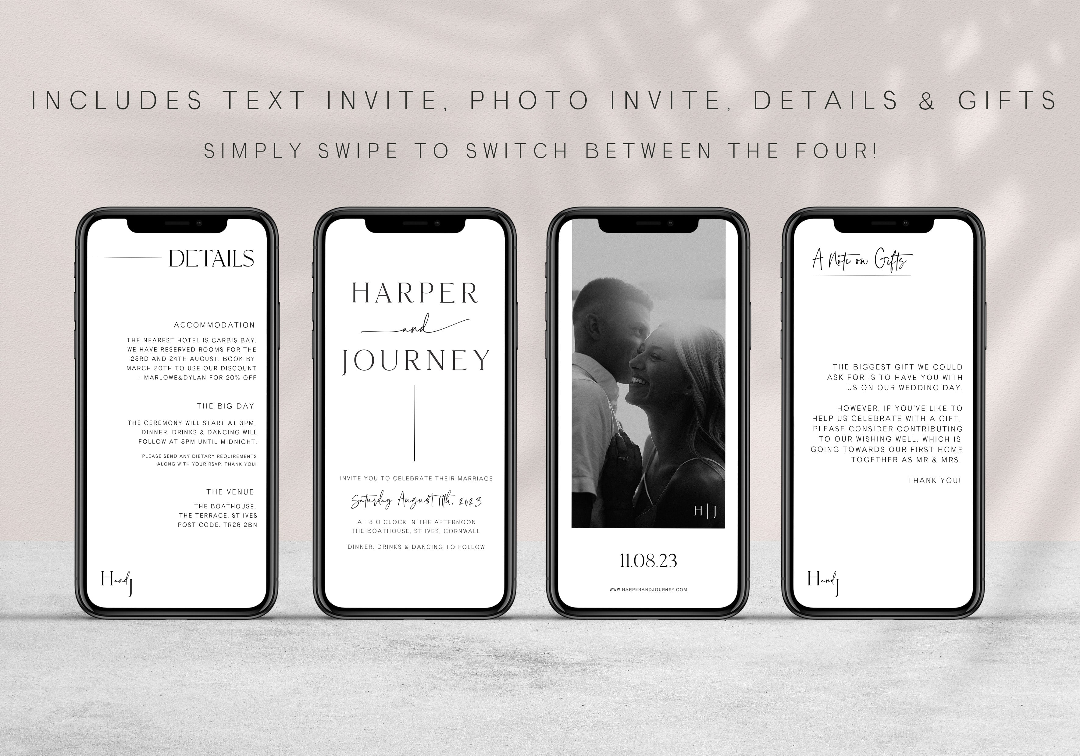 editable wedding invitation suite, mobile wedding invitation suite, wedding suite, wedding invitations, editable wedding invitations