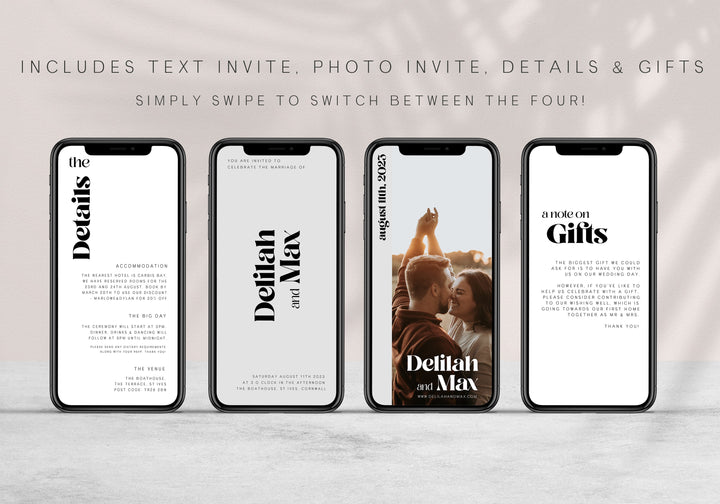 editable wedding invitation suite, mobile wedding invitation suite, wedding suite, wedding invitations, editable wedding invitations