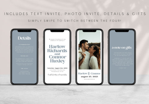Wedding Invitation Suite - HARLOW