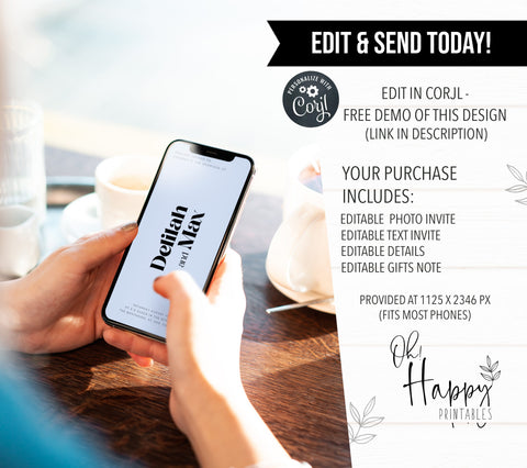 editable wedding invitation suite, mobile wedding invitation suite, wedding suite, wedding invitations, editable wedding invitations