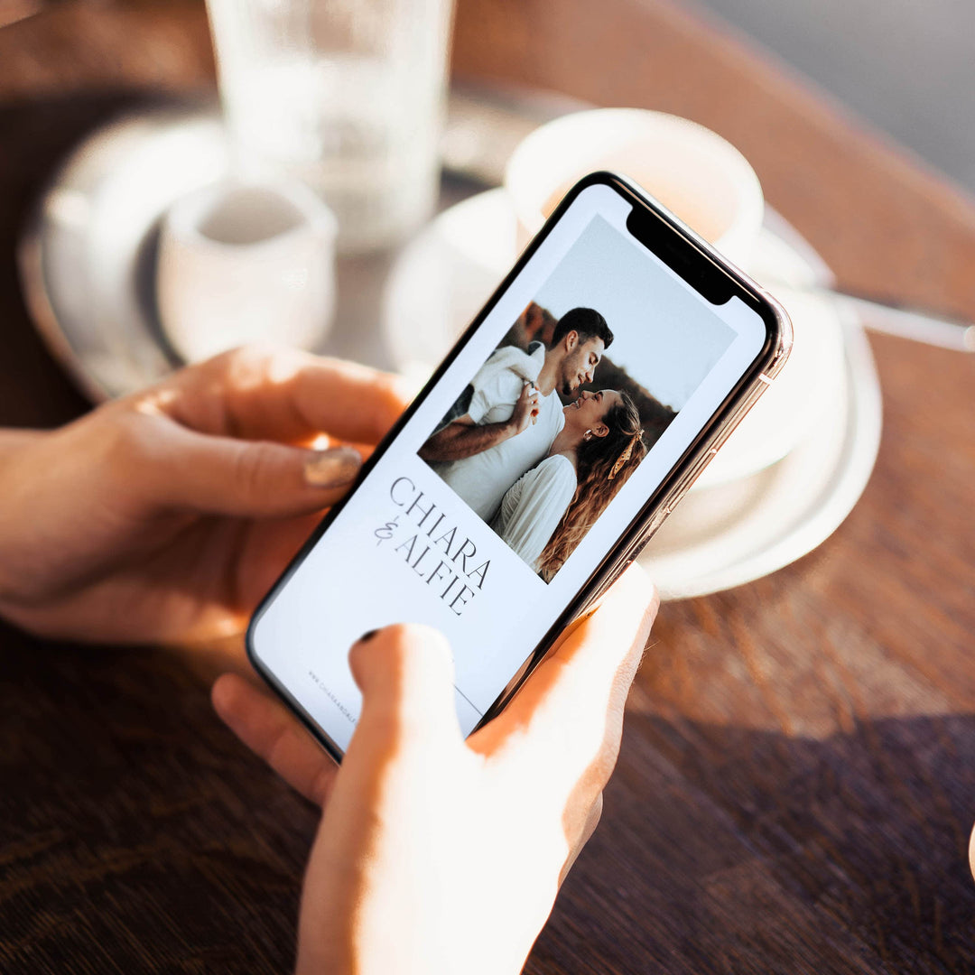 editable mobile wedding invitation set, mobile wedding invitations, modern wedding invitations, editable wedding stationery set