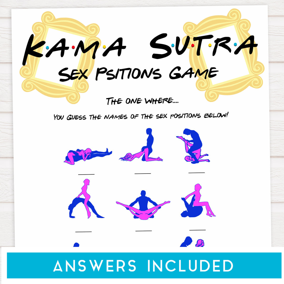 sex positions game, kama sutra bridal game, Printable bachelorette games, friends bachelorette, friends hen party games, fun hen party games, bachelorette game ideas, friends adult party games, naughty hen games, naughty bachelorette games