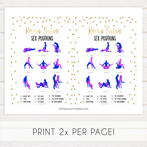 sex positions game, kama sutra bridal games, Printable bachelorette games, gold glitter bachelorette, friends hen party games, fun hen party games, bachelorette game ideas, gold glitter adult party games, naughty hen games, naughty bachelorette games