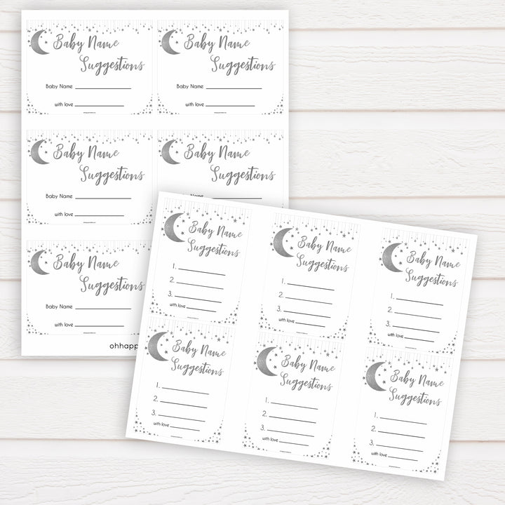 Silver little star, baby name suggestions baby games, baby shower games, printable baby games, fun baby games, twinkle little star games, baby games, fun baby shower ideas, baby shower ideas