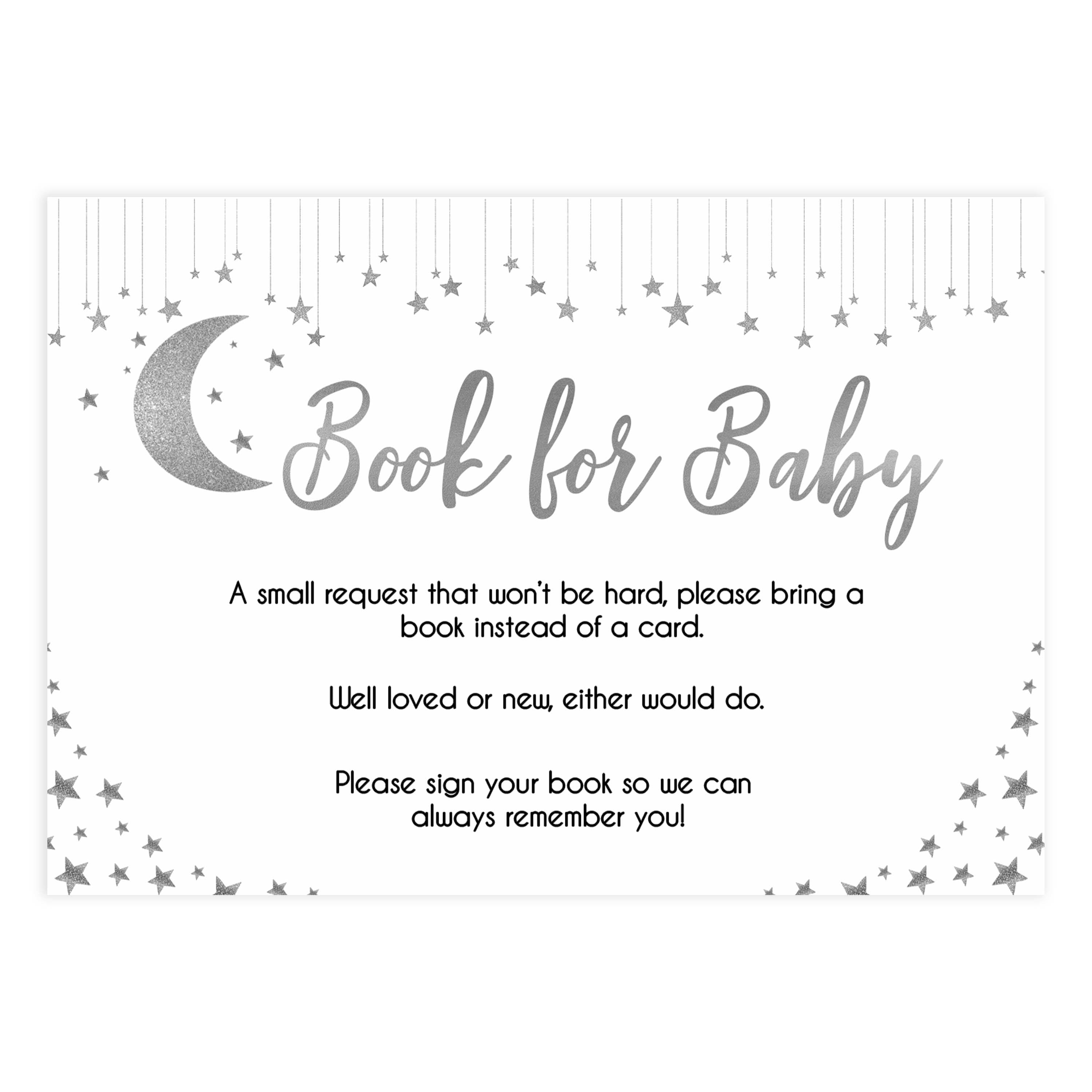 Books for baby, bring a book baby insert, Little star baby shower games, printable baby shower games, twinkle star baby shower, fun baby games, top baby shower ideas