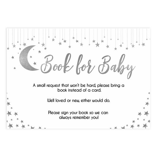 Books for baby, bring a book baby insert, Little star baby shower games, printable baby shower games, twinkle star baby shower, fun baby games, top baby shower ideas