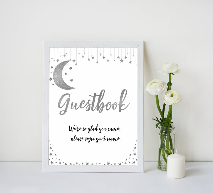 Guestbook baby sign, Little star baby signs, printable baby signs, printable baby decor, twinkle baby shower, star baby decor, fun baby shower ideas, top baby shower themes