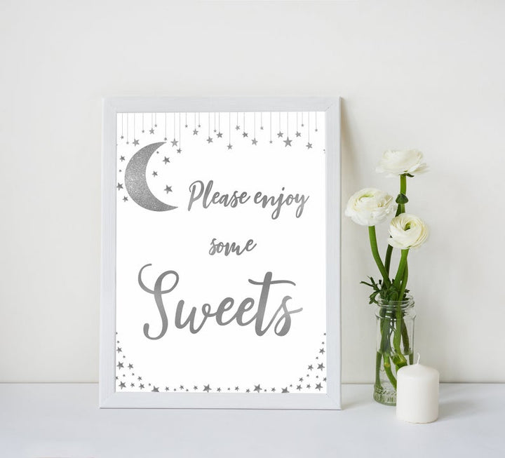 Sweets baby sign, Little star baby signs, printable baby signs, printable baby decor, twinkle baby shower, star baby decor, fun baby shower ideas, top baby shower themes