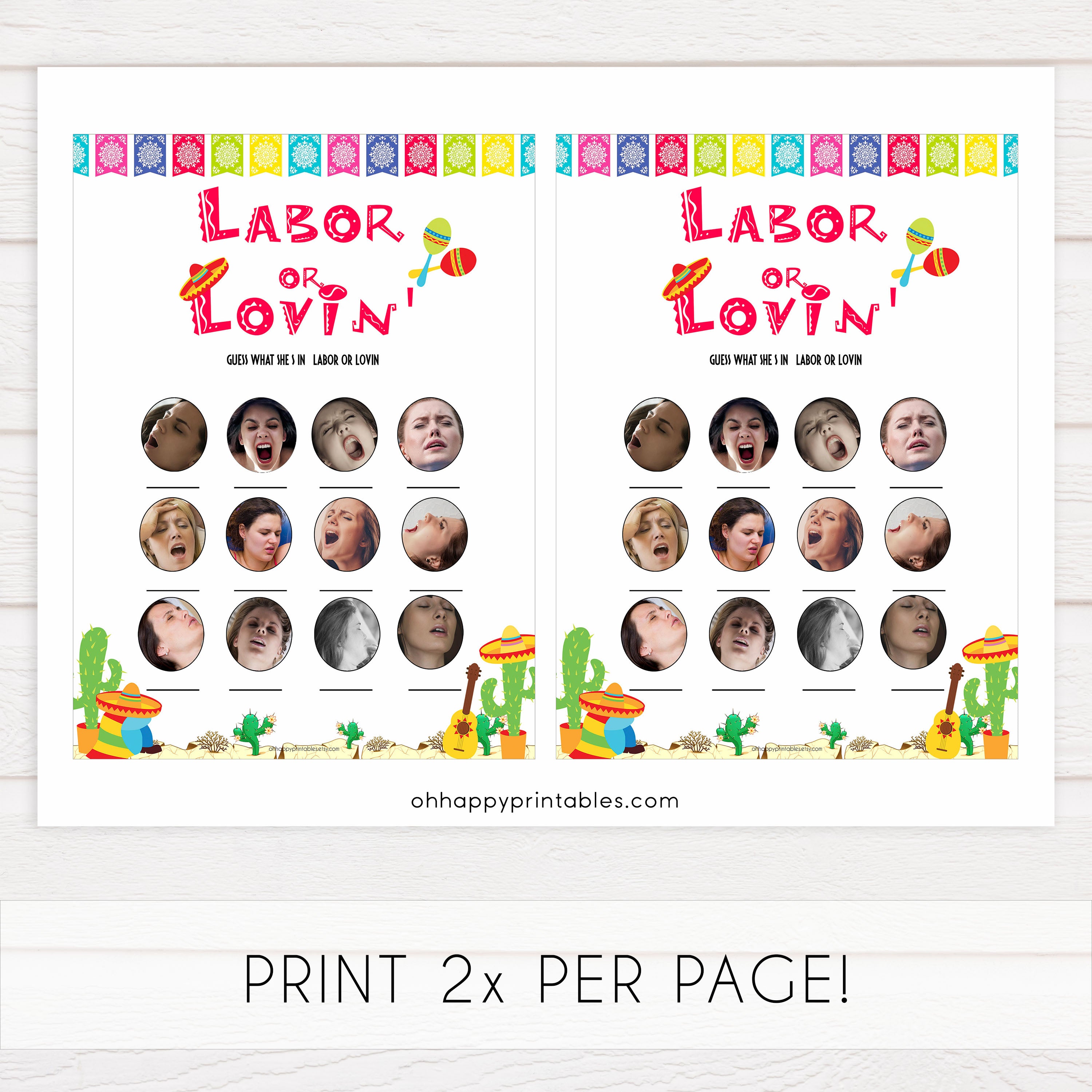 labour or lovin, labor or lovin game, Printable baby shower games, Mexican fiesta fun baby games, baby shower games, fun baby shower ideas, top baby shower ideas, fiesta shower baby shower, fiesta baby shower ideas
