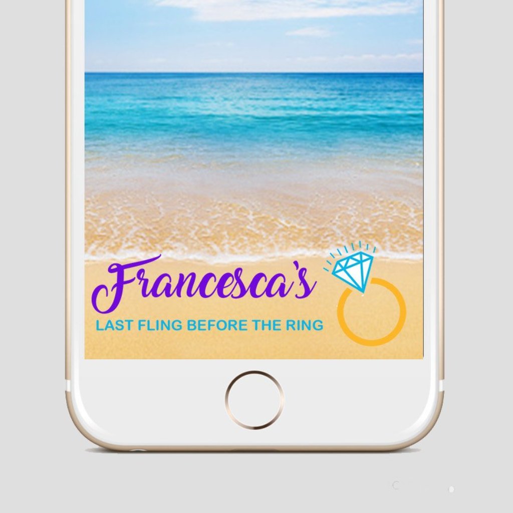 Last Fling Before The Ring Snapchat Filter Bride To Be Snapchat