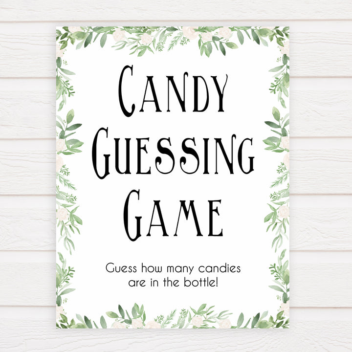 candy guessing game, baby shower games, printable baby shower games, fun baby shower games, popular baby shower games