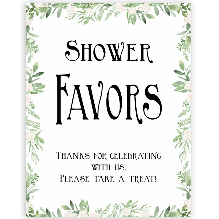 baby shower favors table sign,Printable baby table signs, baby shower table signs, botanical baby table signs, baby shower decor, fun baby decor, printable baby decor