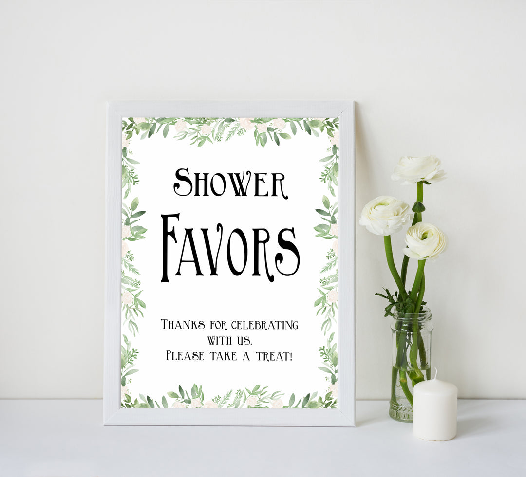 baby shower favors table sign,Printable baby table signs, baby shower table signs, botanical baby table signs, baby shower decor, fun baby decor, printable baby decor