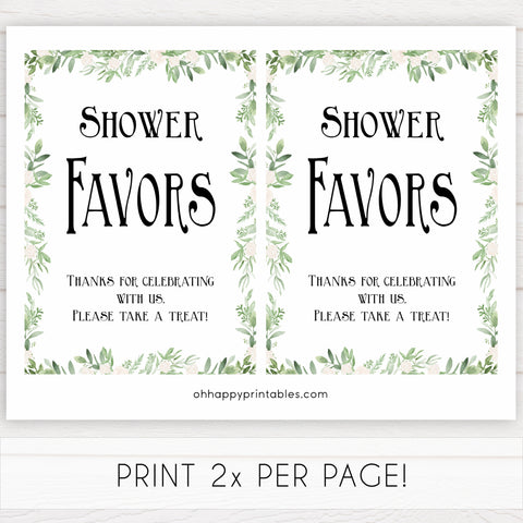 baby shower favors table sign,Printable baby table signs, baby shower table signs, botanical baby table signs, baby shower decor, fun baby decor, printable baby decor