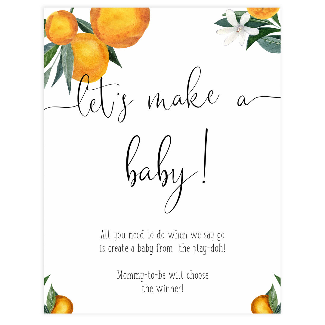 lets make a baby game, Printable baby shower games, little cutie baby games, baby shower games, fun baby shower ideas, top baby shower ideas, little cutie baby shower, baby shower games, fun little cutie baby shower ideas, citrus baby shower games, citrus baby shower, orange baby shower