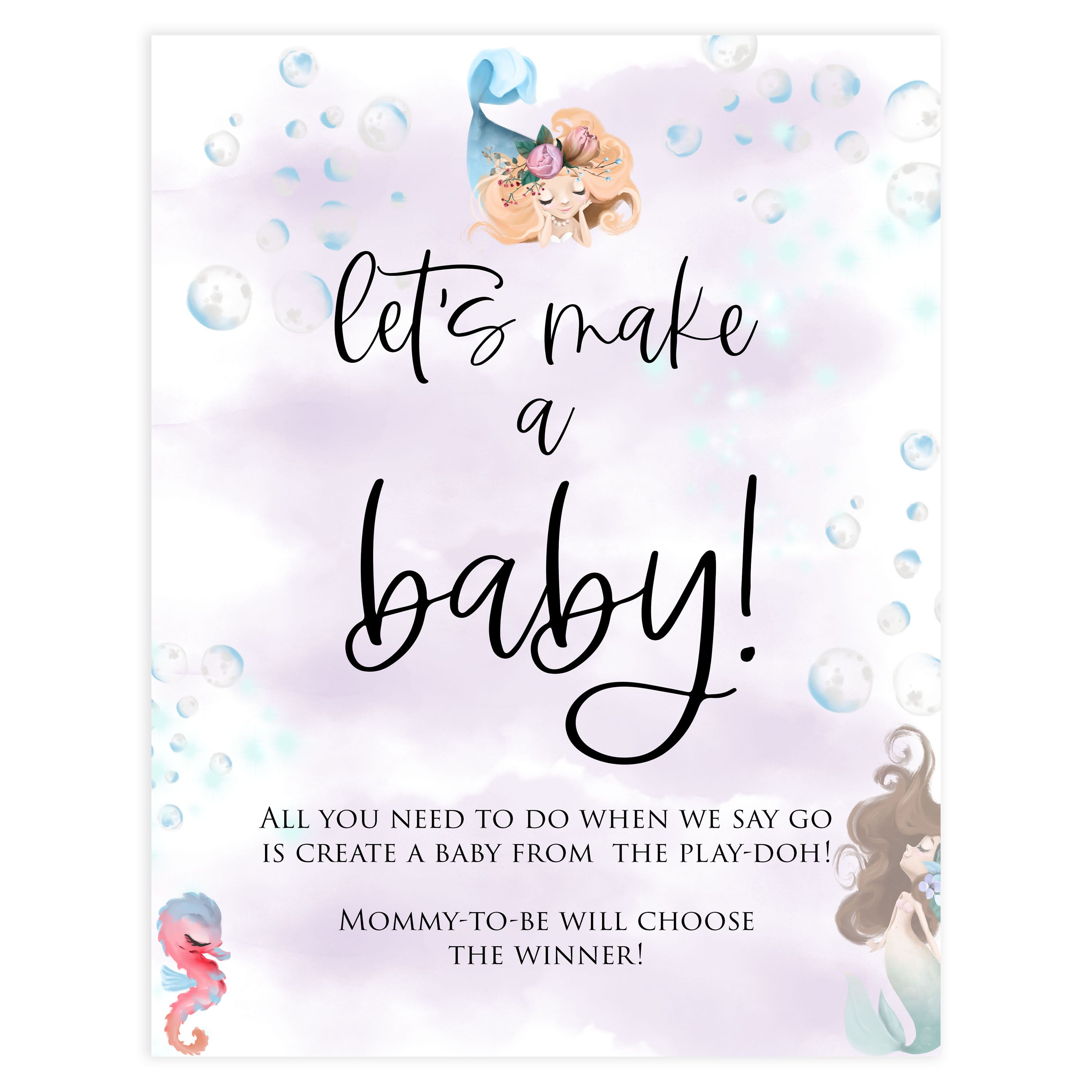 lets make a baby game, Printable baby shower games, little mermaid baby games, baby shower games, fun baby shower ideas, top baby shower ideas, little mermaid baby shower, baby shower games, pink hearts baby shower ideas
