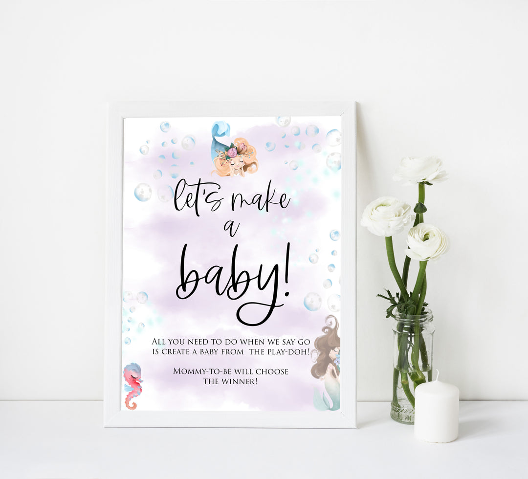 lets make a baby game, Printable baby shower games, little mermaid baby games, baby shower games, fun baby shower ideas, top baby shower ideas, little mermaid baby shower, baby shower games, pink hearts baby shower ideas