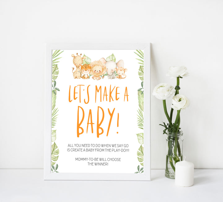 lets make a baby game, Printable baby shower games, safari animals baby games, baby shower games, fun baby shower ideas, top baby shower ideas, safari animals baby shower, baby shower games, fun baby shower ideas