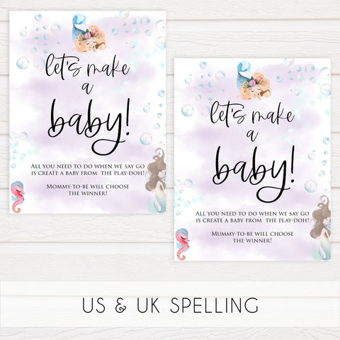 lets make a baby game, Printable baby shower games, little mermaid baby games, baby shower games, fun baby shower ideas, top baby shower ideas, little mermaid baby shower, baby shower games, pink hearts baby shower ideas