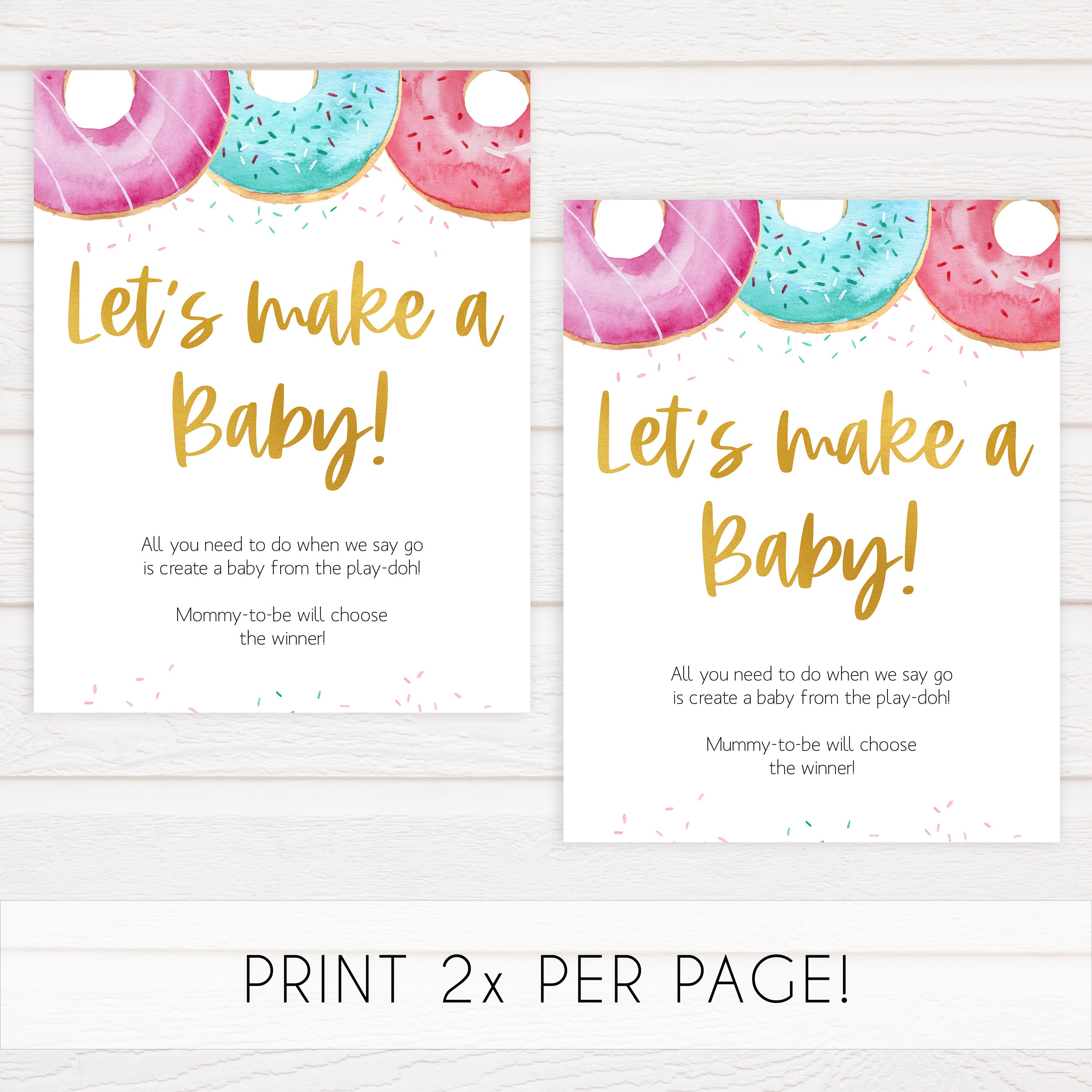 lets make a baby game, Printable baby shower games, donut baby games, baby shower games, fun baby shower ideas, top baby shower ideas, donut sprinkles baby shower, baby shower games, fun donut baby shower ideas