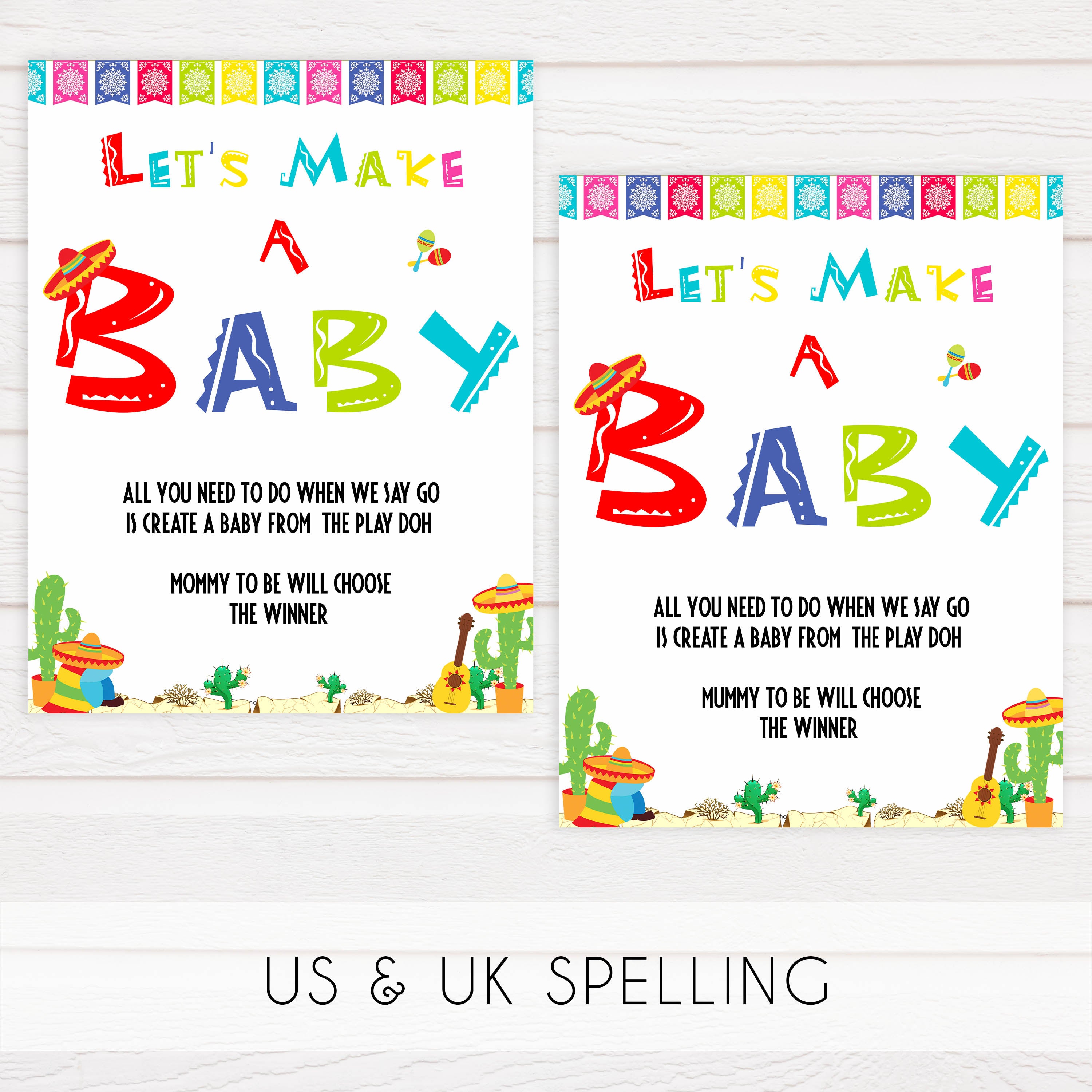 lets make a baby game, Printable baby shower games, Mexican fiesta fun baby games, baby shower games, fun baby shower ideas, top baby shower ideas, fiesta shower baby shower, fiesta baby shower ideas