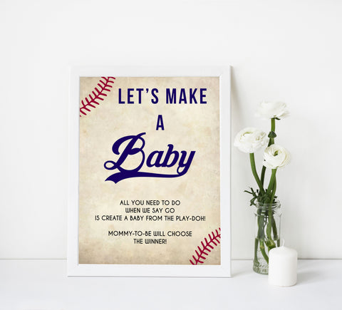 baseball baby shower, lets make a baby baby game, printable baby games, fun baby games, little slugger baby shower, top baby games, fun baby games