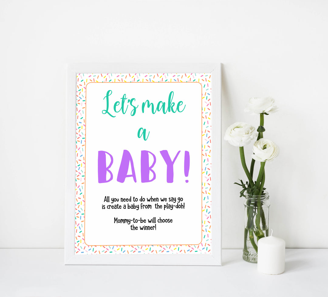 lets make a baby game, Printable baby shower games, baby sprinkle fun baby games, baby shower games, fun baby shower ideas, top baby shower ideas, sprinkle shower baby shower, friends baby shower ideas