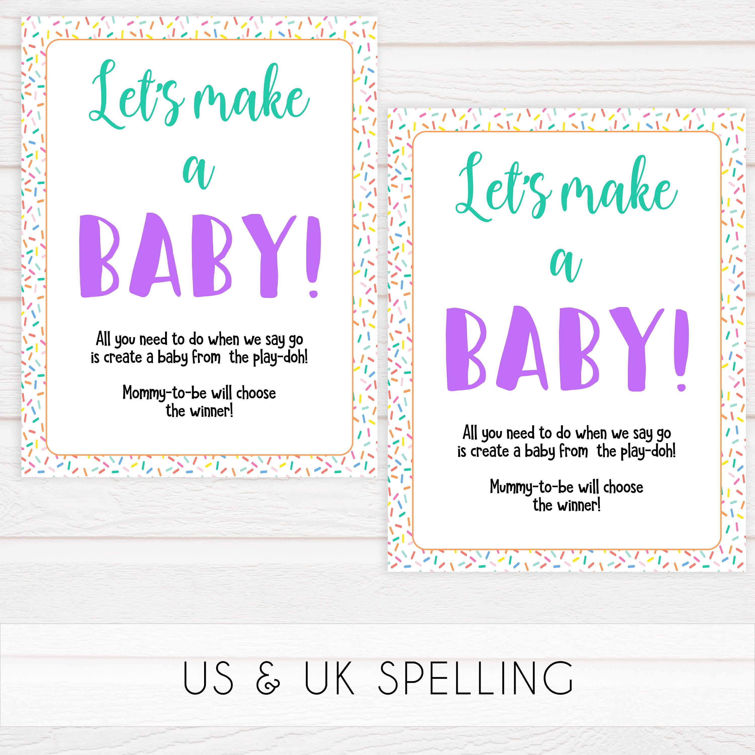 lets make a baby game, Printable baby shower games, baby sprinkle fun baby games, baby shower games, fun baby shower ideas, top baby shower ideas, sprinkle shower baby shower, friends baby shower ideas
