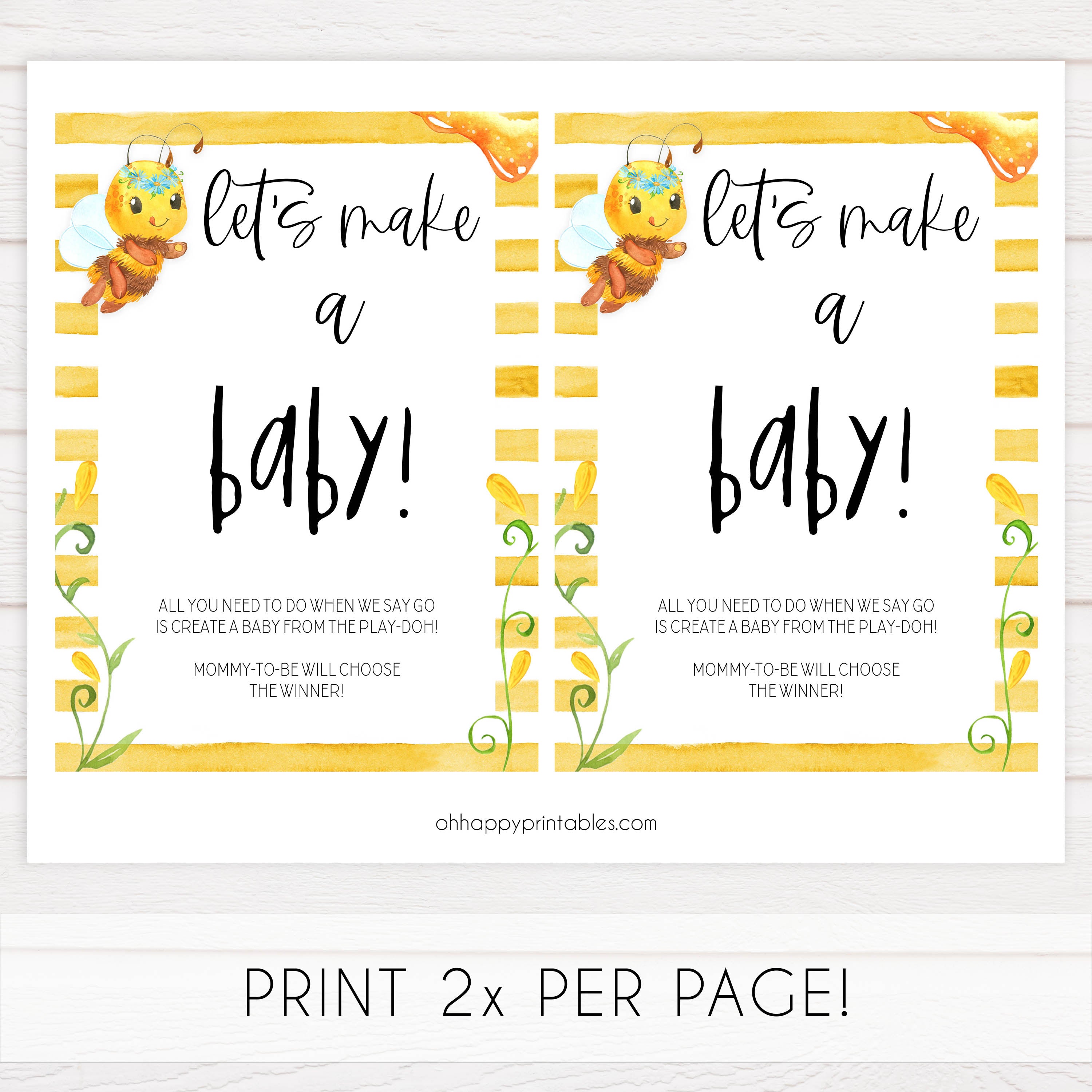 lets make a baby game, baby making game, Printable baby shower games, mommy bee fun baby games, baby shower games, fun baby shower ideas, top baby shower ideas, mommy to bee baby shower, friends baby shower ideas
