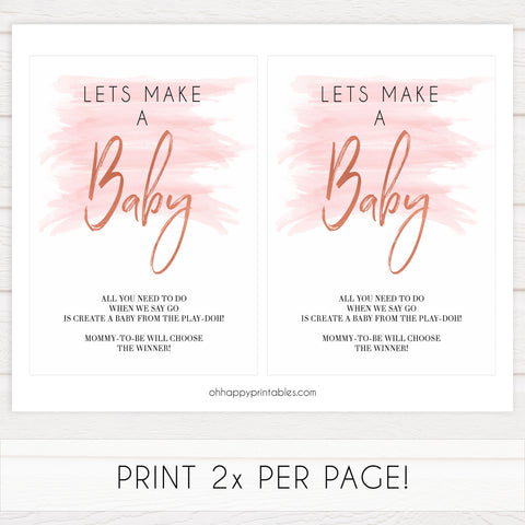 Pink swash baby games, lets make a baby, printable baby games, fun baby games, pink baby shower, top baby games, fun baby games, its a girl baby game